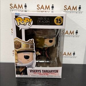 House of the Dragon Funko Pop Viserys Targaryen  #15 + Protector